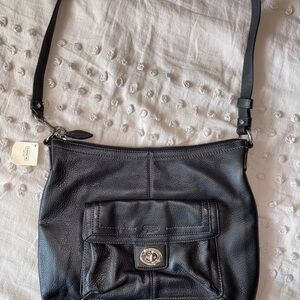 Coach Black Penelope convertible shoulder bag